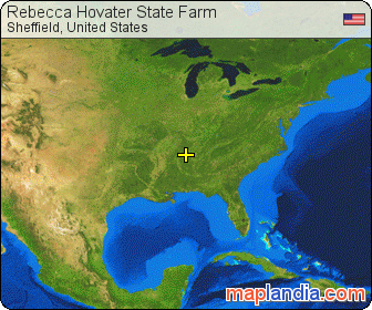 Rebecca Hovater State Farm satellite map