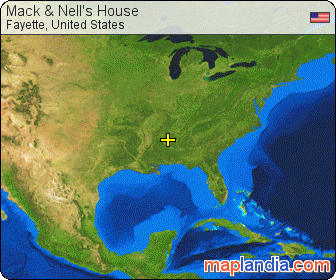 Mack & Nell's House satellite map