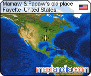 Mamaw & Papaw's old place satellite map