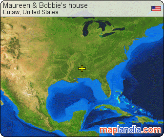 Maureen & Bobbie's house satellite map