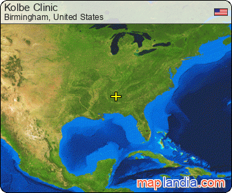 Kolbe Clinic satellite map