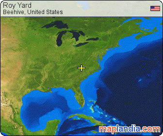 Roy Yard satellite map