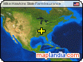 Mike Hawkins State Farm Insurance satellite map