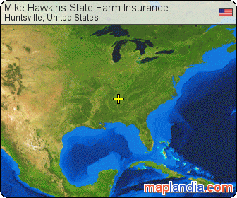 Mike Hawkins State Farm Insurance satellite map
