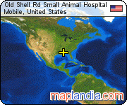 Old Shell Rd Small Animal Hospital satellite map