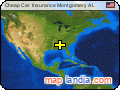 Cheap Car Insurance Montgomery AL satellite map