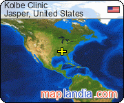 Kolbe Clinic satellite map