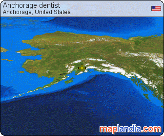 Anchorage dentist satellite map