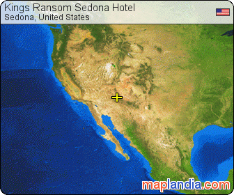 Kings Ransom Sedona Hotel satellite map