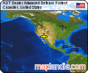 ADT Dealer Advanced Defense Protect satellite map