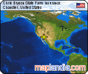 Chris Bryson State Farm Insurance satellite map