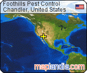 Foothills Pest Control satellite map