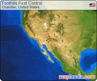 Foothills Pest Control satellite map