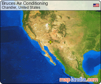 Bruces Air Conditioning satellite map