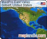 MaidPro East Valley satellite map