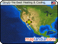 Simply the Best Heating & Cooling,  satellite map