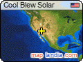 Cool Blew Solar satellite map