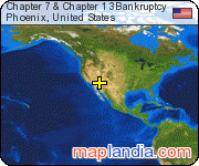 Chapter 7 & Chapter 13 Bankruptcy satellite map