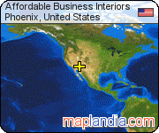Affordable Business Interiors satellite map