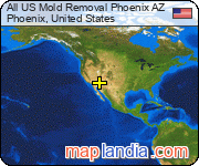 All US Mold Removal Phoenix AZ satellite map