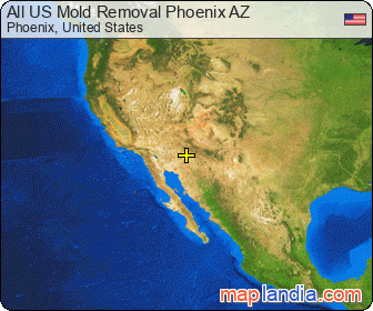 All US Mold Removal Phoenix AZ satellite map