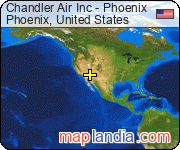 Chandler Air Inc - Phoenix satellite map
