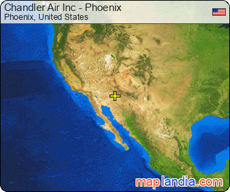 Chandler Air Inc - Phoenix satellite map