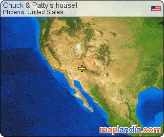 Chuck & Patty's house! satellite map