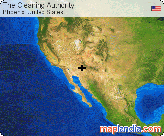 The Cleaning Authority satellite map