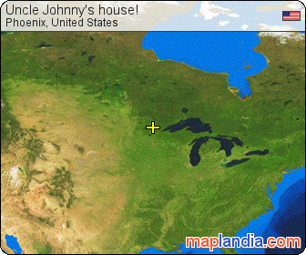 Uncle Johnny's house! satellite map