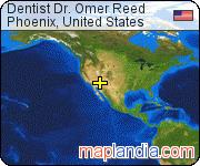 Dentist Dr. Omer Reed satellite map