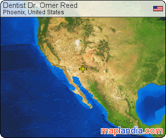 Dentist Dr. Omer Reed satellite map