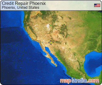 Credit Repair Phoenix satellite map
