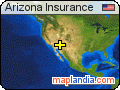 Arizona Insurance satellite map