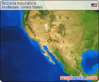 Arizona Insurance satellite map