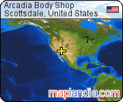 Arcadia Body Shop satellite map