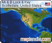 AA & B Lock & Key satellite map