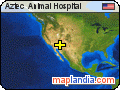 Aztec  Animal Hospital satellite map