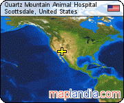 Quartz Mountain Animal Hospital satellite map