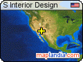 S Interior Design satellite map