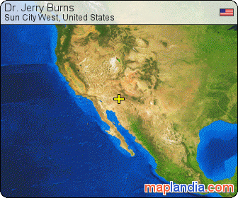 Dr. Jerry Burns satellite map