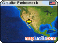Creative Environments satellite map