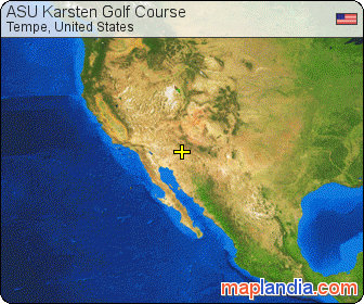 ASU Karsten Golf Course satellite map