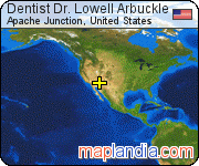 Dentist Dr. Lowell Arbuckle satellite map