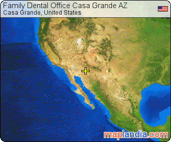 Family Dental Office Casa Grande AZ satellite map