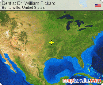 Dentist Dr. William Pickard satellite map