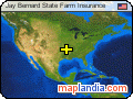 Jay Bernard State Farm Insurance satellite map