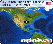 Jay Bernard State Farm Insurance satellite map