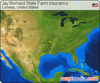 Jay Bernard State Farm Insurance satellite map