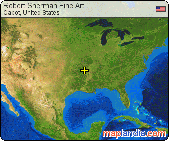Robert Sherman Fine Art satellite map